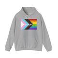 Queer Love rainbow text Hoodie | Pride, LGBTQ+ queer joy
